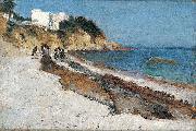 John Singer Sargent Beach Scene oil painting reproduction